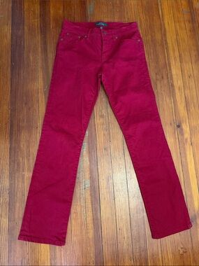 Lauren Ralph Lauren Women’s Crimson Straight-Leg Jeans Size 6